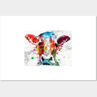 Cow Grunge Posters and Art